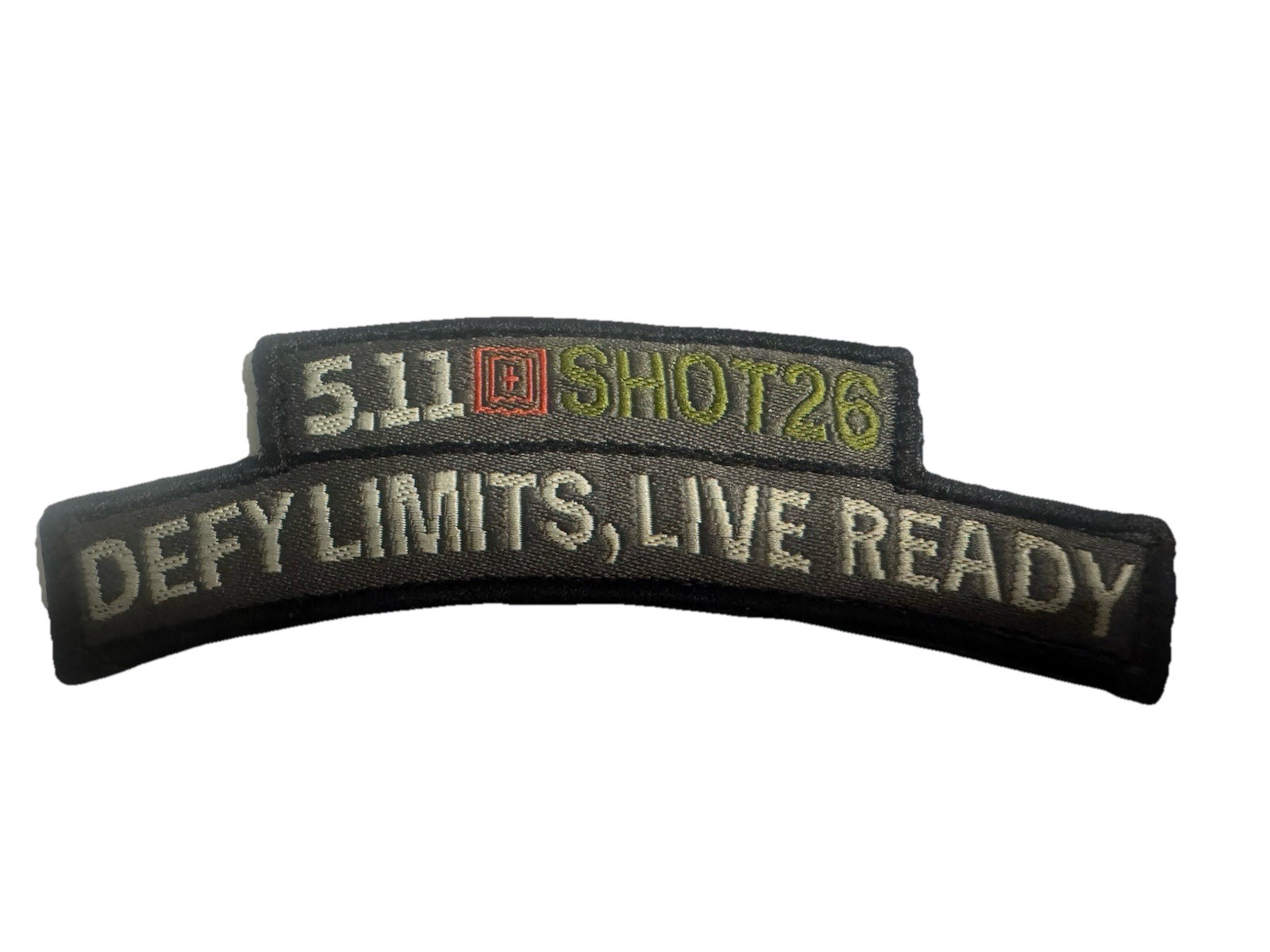 5.11 Shot Show 26 Defy Limits Live Ready Hook And Loop Patch Five Eleven 3.5”