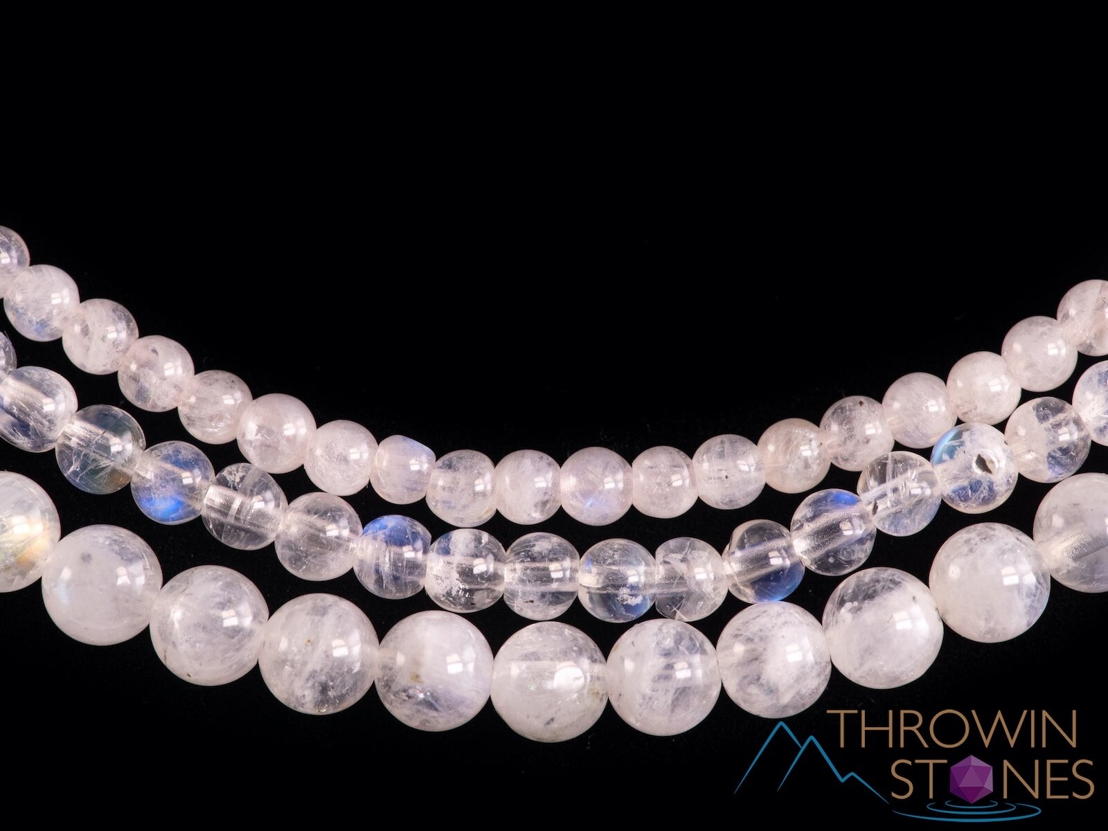 MOONSTONE Crystal Jewelry, Wrap Bracelet, Crystal Beaded Necklace Bracelet E1635