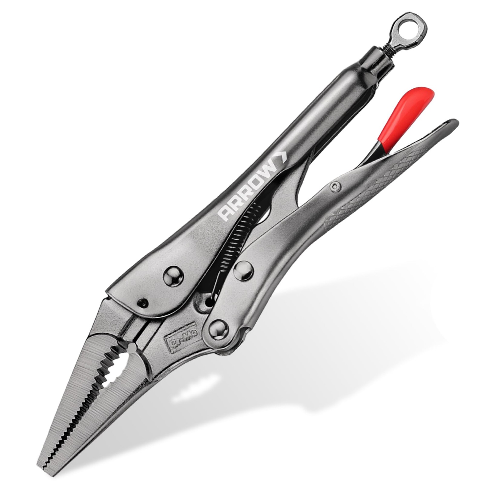 ARROW 9.5" Needle Nose Locking Pliers, Long Nose Locking Pliers