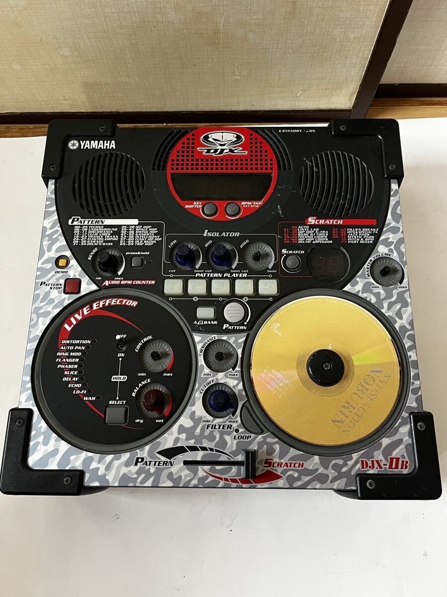 Yamaha DJX-IIB DJ Mixer Sequencer Rhythm Machine Effector Strap Manual Turntable