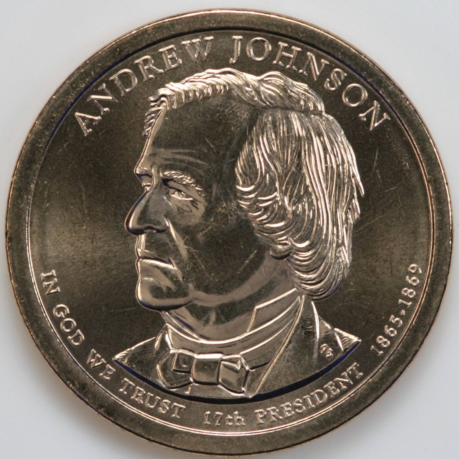 2011 P Choice BU Andrew Johnson Presidential Dollar DL140