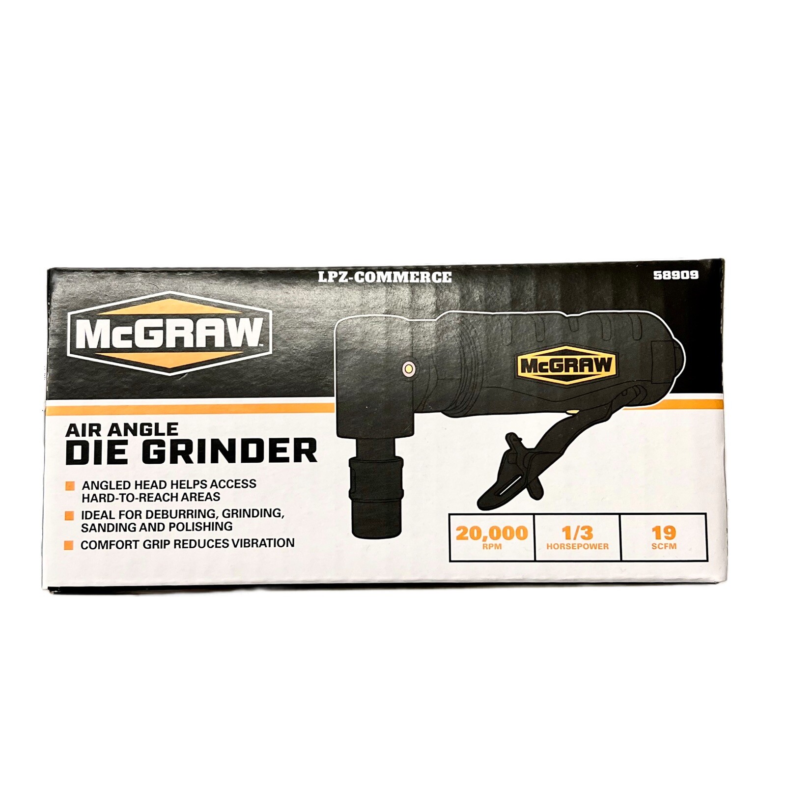 Pneumatic 1/4 in. Angle Die Grinder