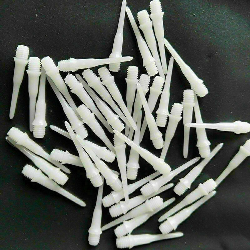 .#*.50-PCS Durable Soft Plastic Tips Points Needles White ... - Hot~ E7Q4