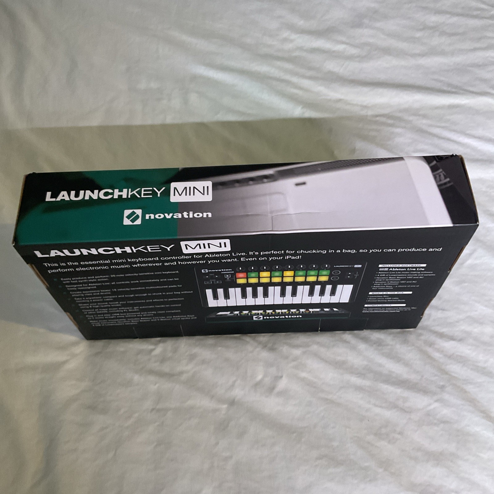 Novation Launchkey Mini MIDI Keyboard - No Manual, USB Cable Included Box