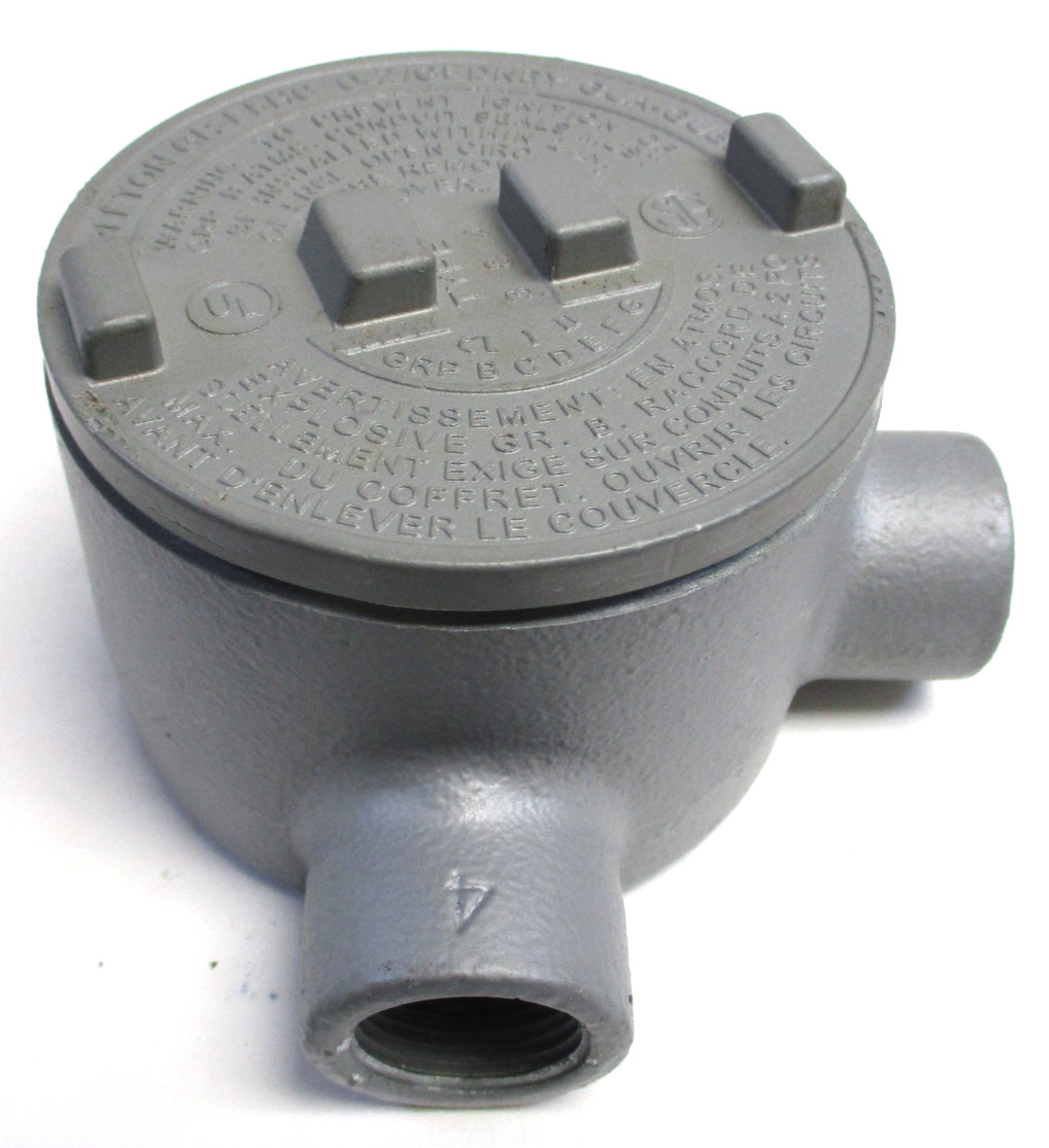 APPLETON ELECTRIC , ELECTRICAL GANG BOX , GUA-L , 3/4" FNPT , SURPLUS