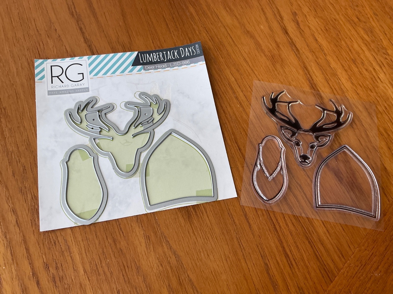 Richard Garay Lumberjack Days Deer Head Stamp and Die Set, #LJSD006