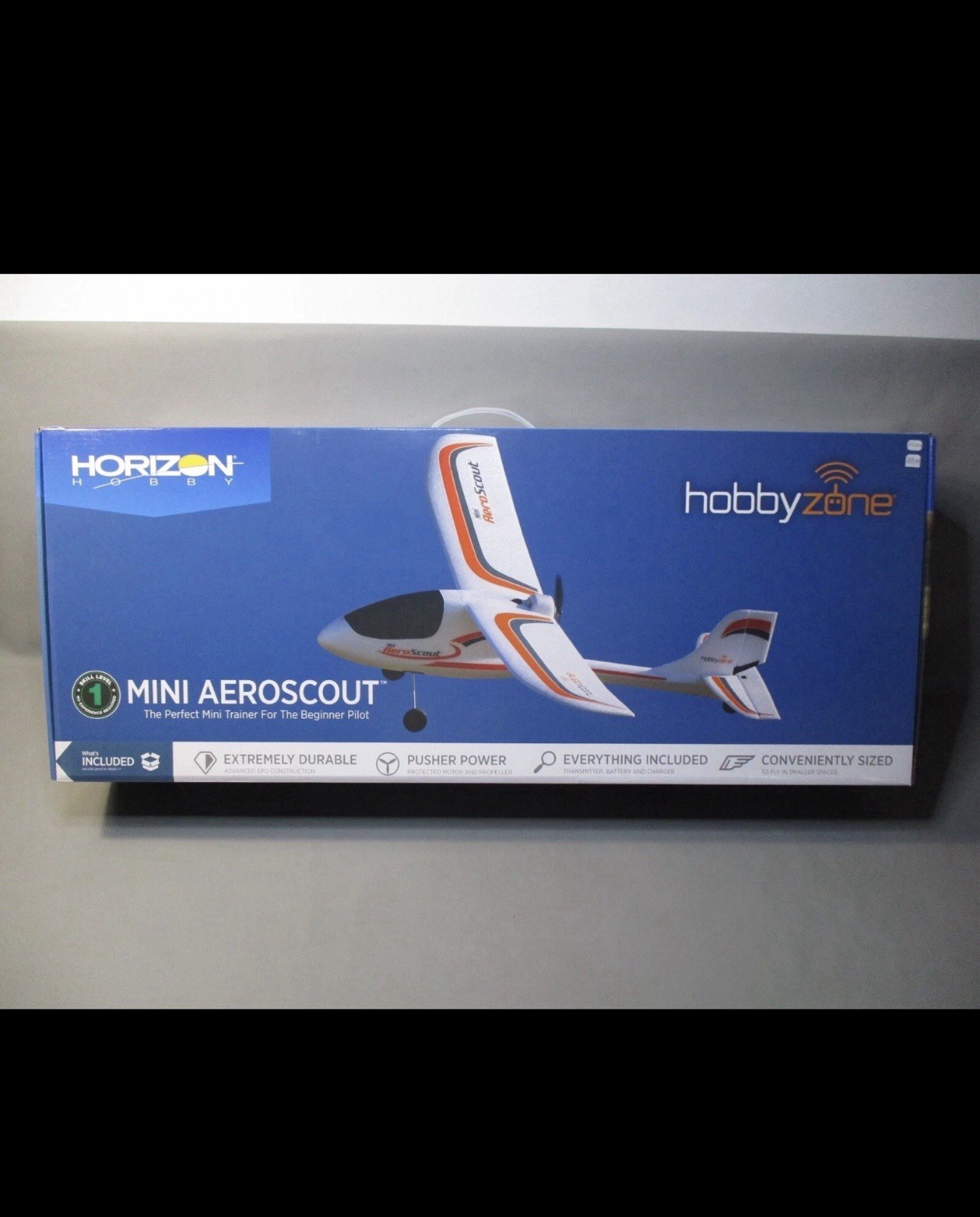AT424 HORIZON HOBBY PLANE RC POLYSTYRENE MINI AEROSCOUT RTF REF HBZ5700