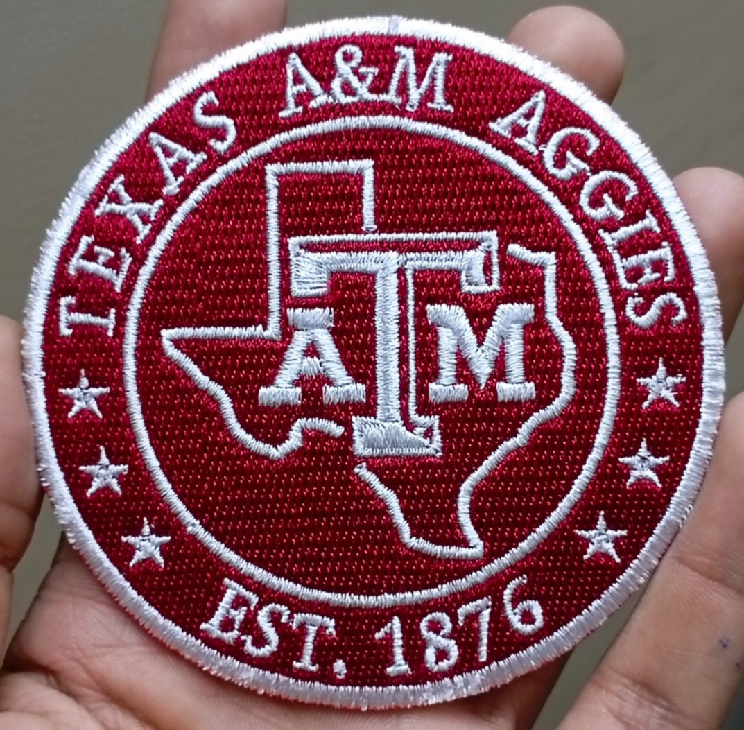 Texas A&M Aggies NCAA Team Logo Iron On Patch-Sew Patch-Embroidered Patch