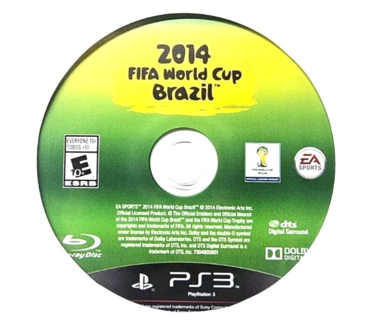 2014 FIFA WORLD CUP BRAZIL (PS3) PLAYSTATION 3 Disc Only Clean Working