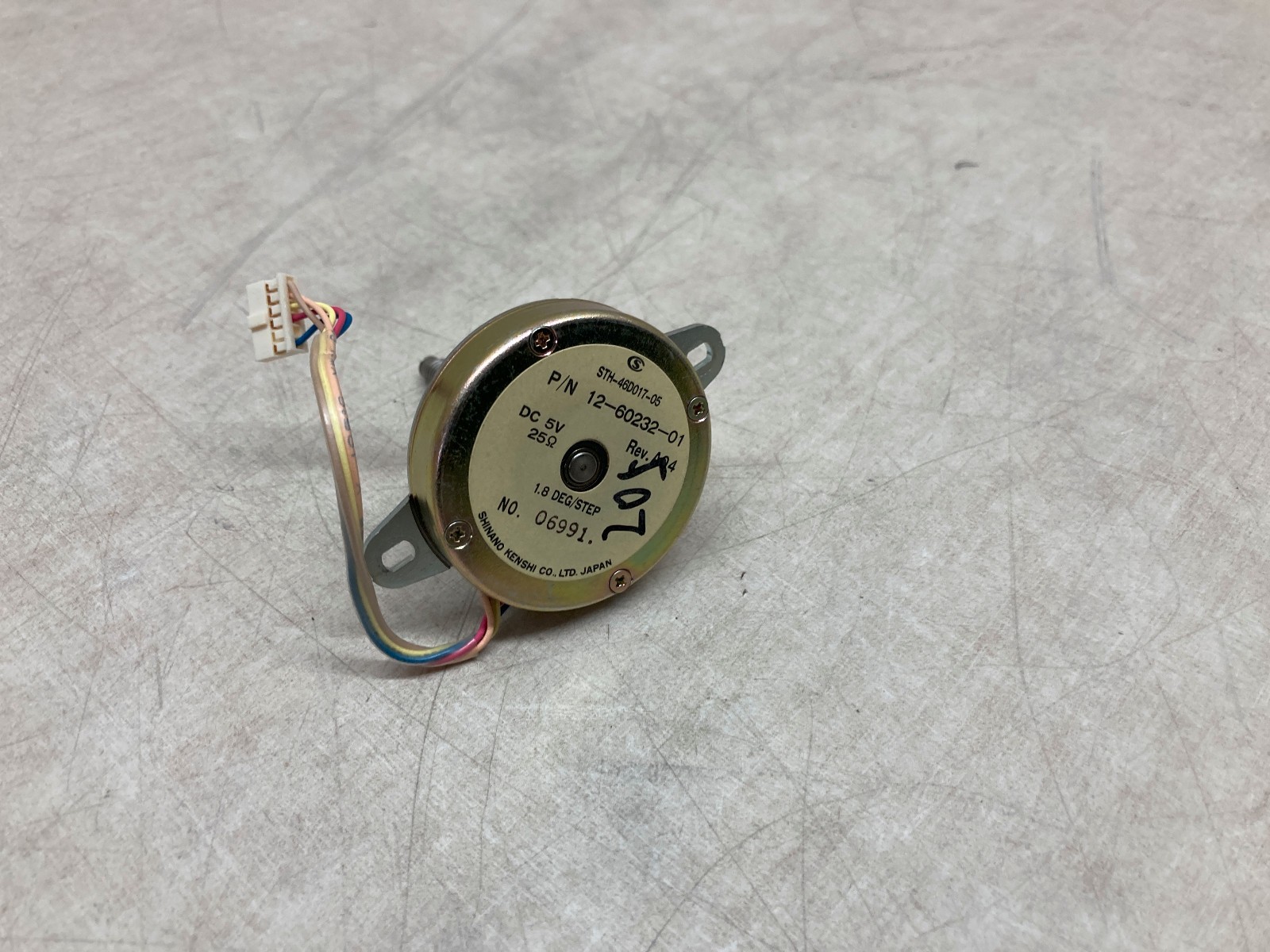 Shinano Kenshi 12-60232-01 5VDC 1.8 Deg/Step Stepper Motor