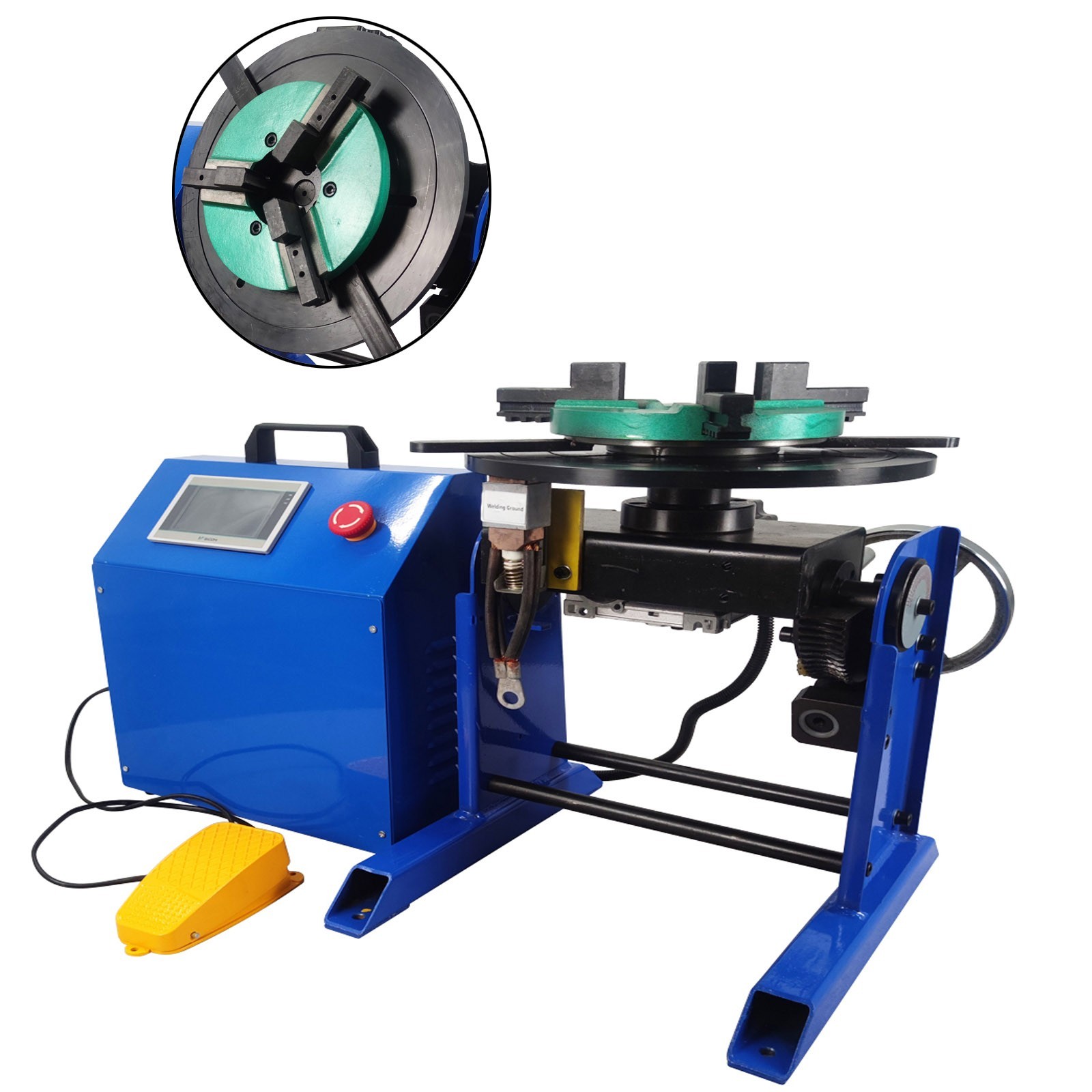 110V PLC - Controlled 50KG Welding Positioner PLC Control 0-90 Degree
