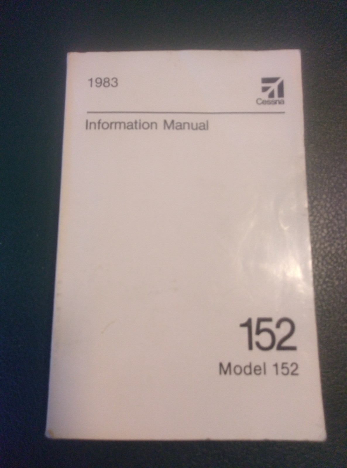 Vintage 1983 Cessna 152 Information Manual POH Pilot Operating Handbook OEM
