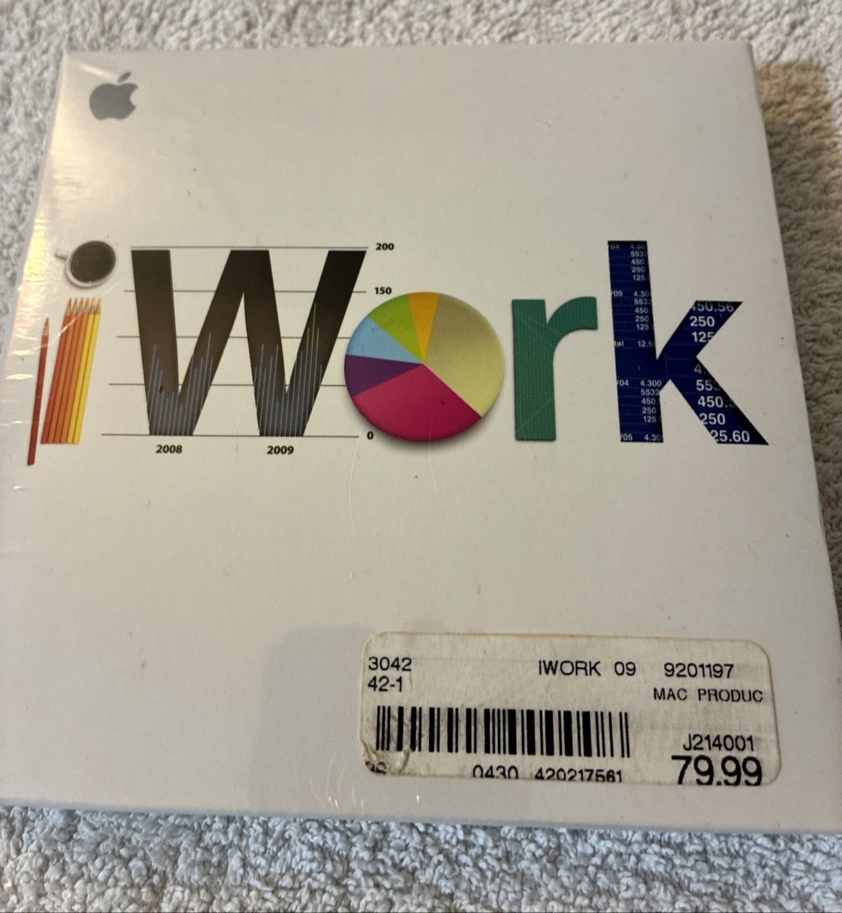 Apple iWork '09 (Retail) - Full Version for Mac MB942Z/A New Sealed