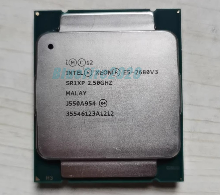 Intel Xeon E5-2680 V3 2.5GHz 12-Core 30M LGA 2011-3 Server Processor SR1XP 120W