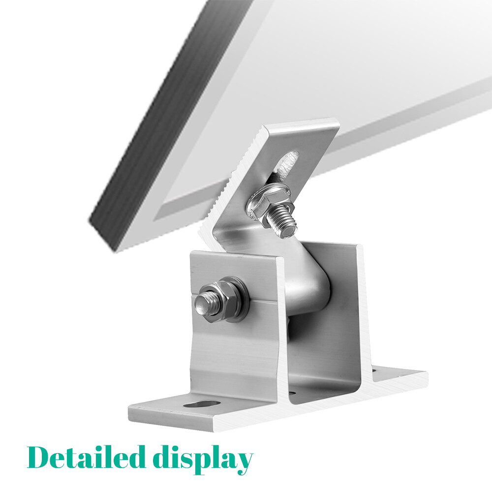 Solar Panel RV Tilt Mount Brackets Rooftop Flat Surface Adjustable Frame Home US