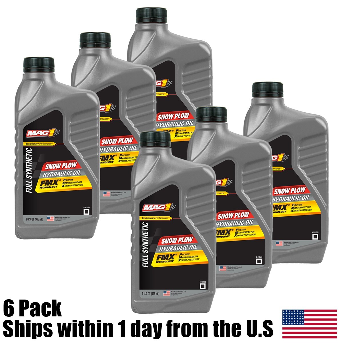 6 Quart -50° SNOW PLOW Hydraulic OIL Fits MEYER 15134 FISHER 28531 WESTERN 49311