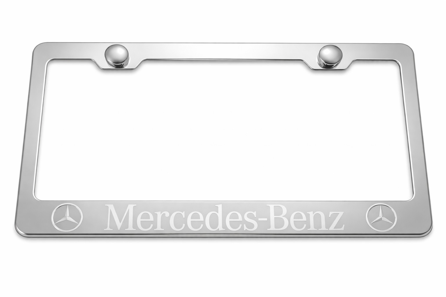 Mercedes Benz  Stainless Steel Chrome License Plate Frame Holder Rust Free
