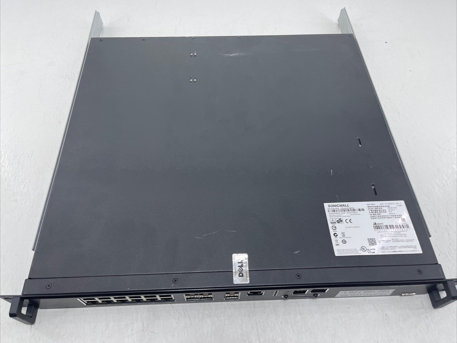 Dell SonicWall NSA 3600 Firewall Appliance - Read
