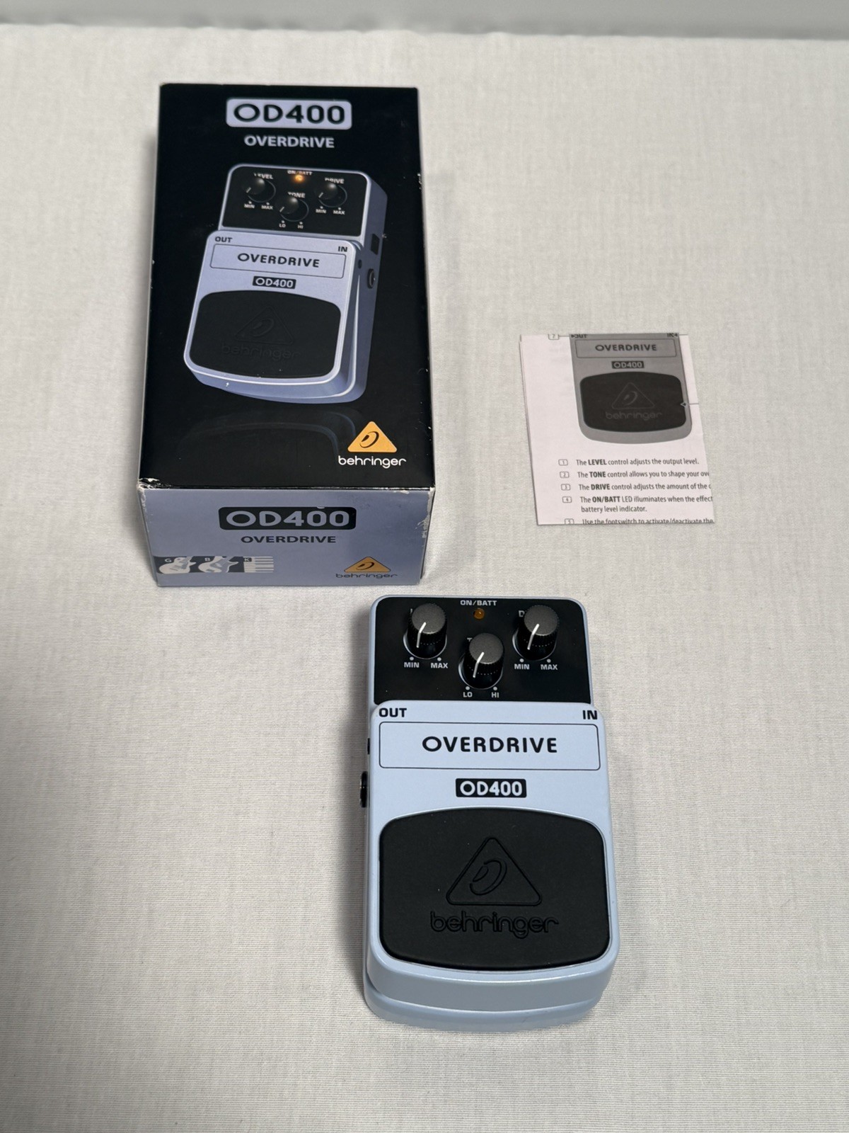 Behringer Overdrive OD400 Effects Pedal