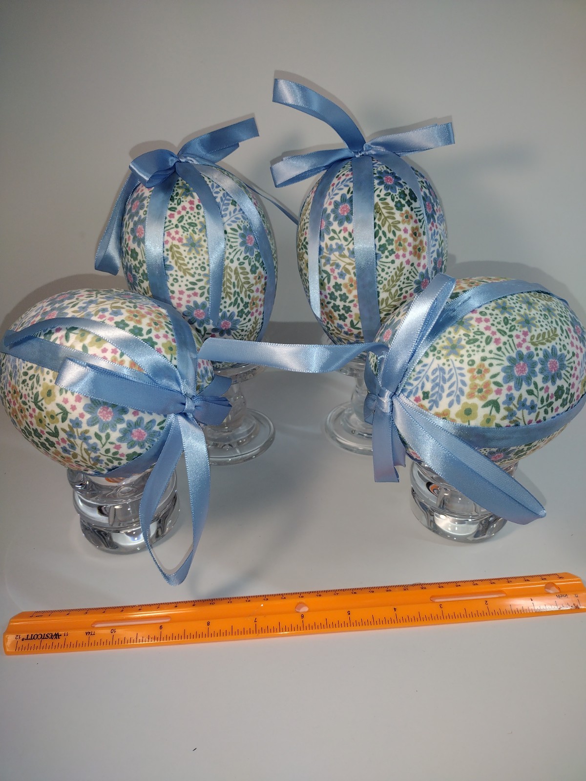 Cloth Covered Easter Eggs