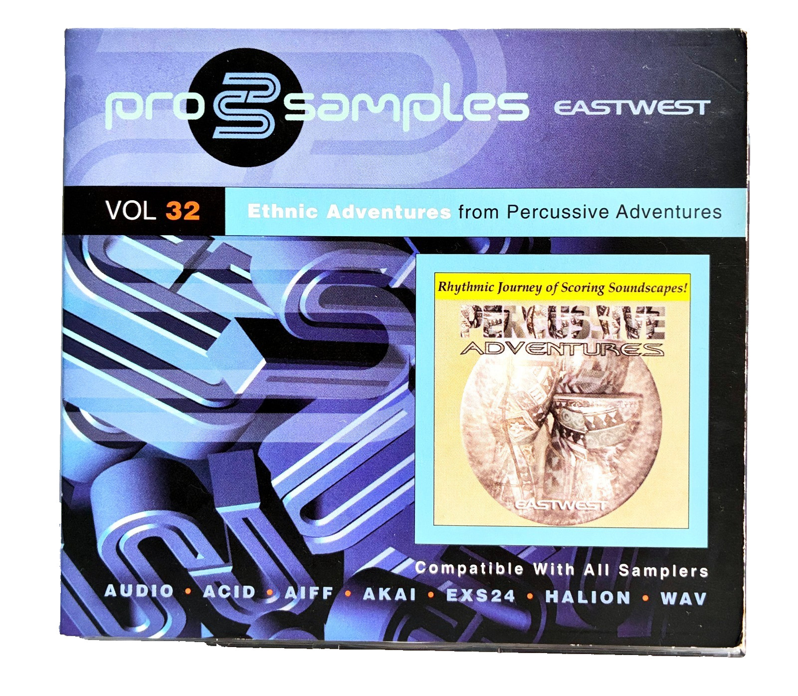 East West Pro Samples 2 CD Vol 32 Ethnic Adventures from Percussive Adventures