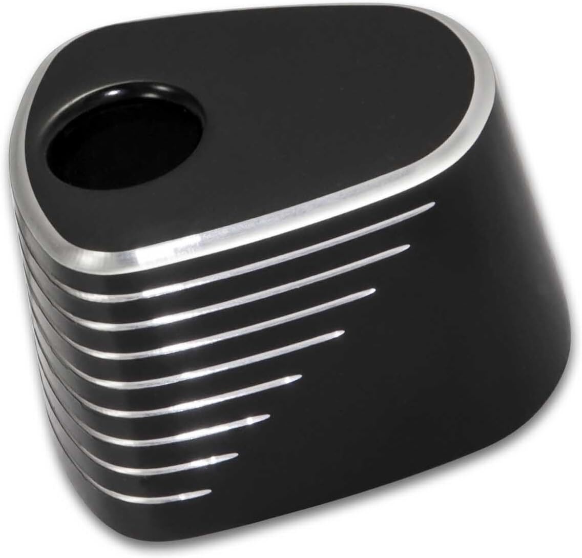 Black Ignition Switch Cover Right Turn 07 - 13 Harley Touring Billet Aluminum