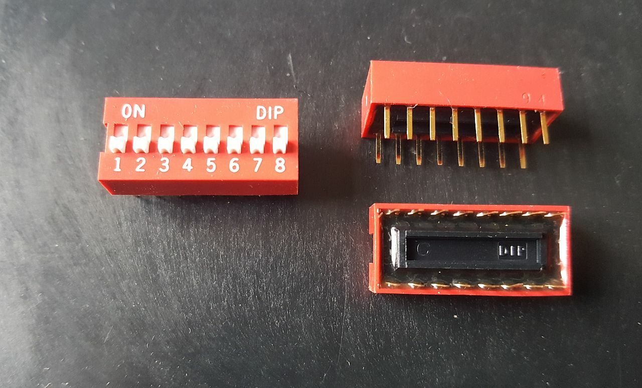 DIP Switch Coding Switch BD08 8-Way OFF/ON 16 Pin Module New