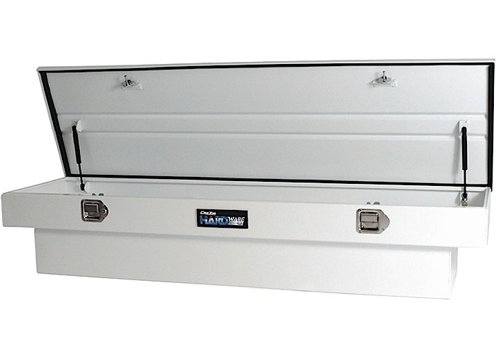 Dee Zee DZ8170S HARDware Series Crossover Tool Box White Single Lid Full Size