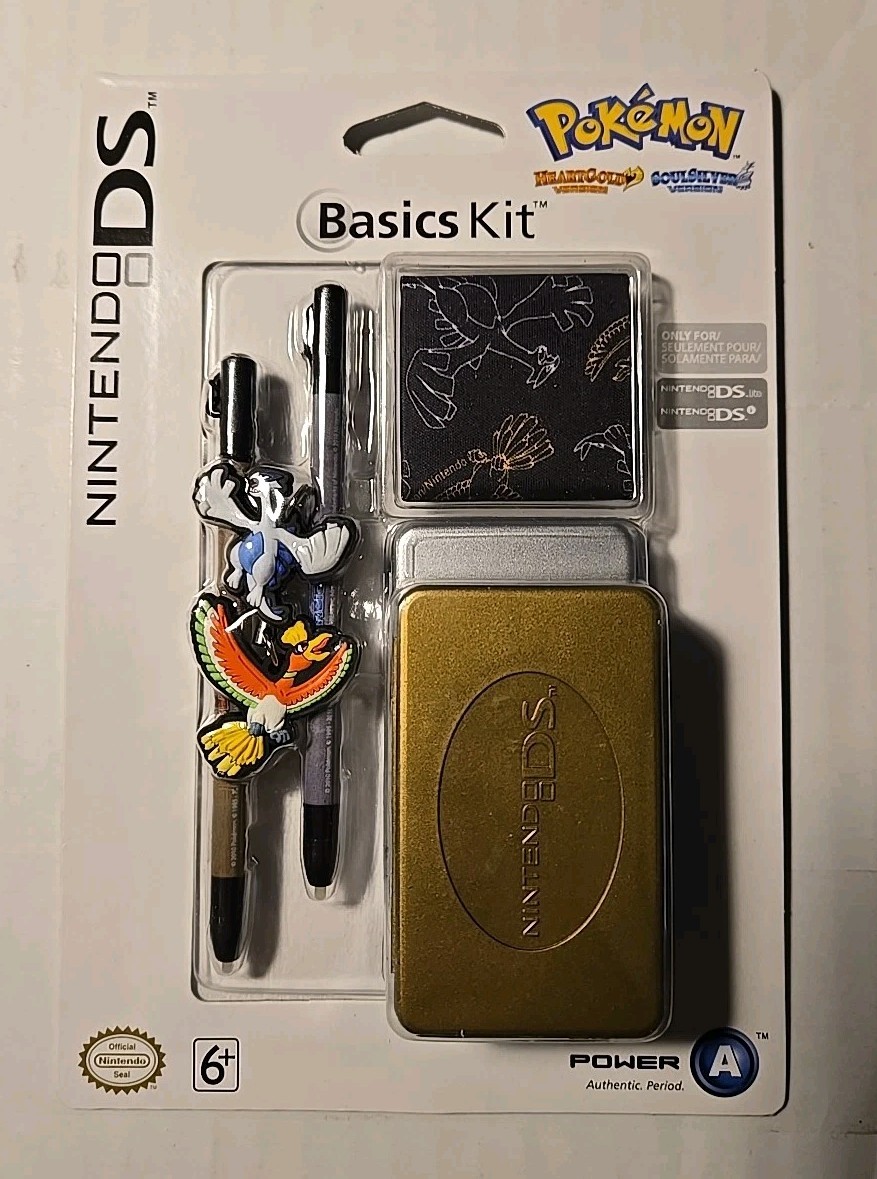 Nintendo DS Pokémon Game Basics Kit (2010)  Heartgold - Soulsilver Kit - Power A
