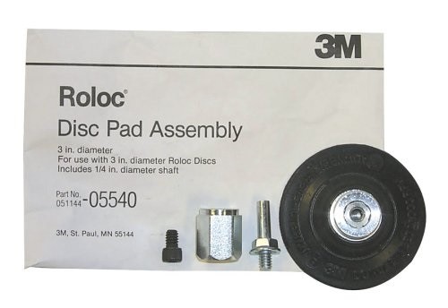 3M 05540 3 Inch Roloc Disc Pad Assembly