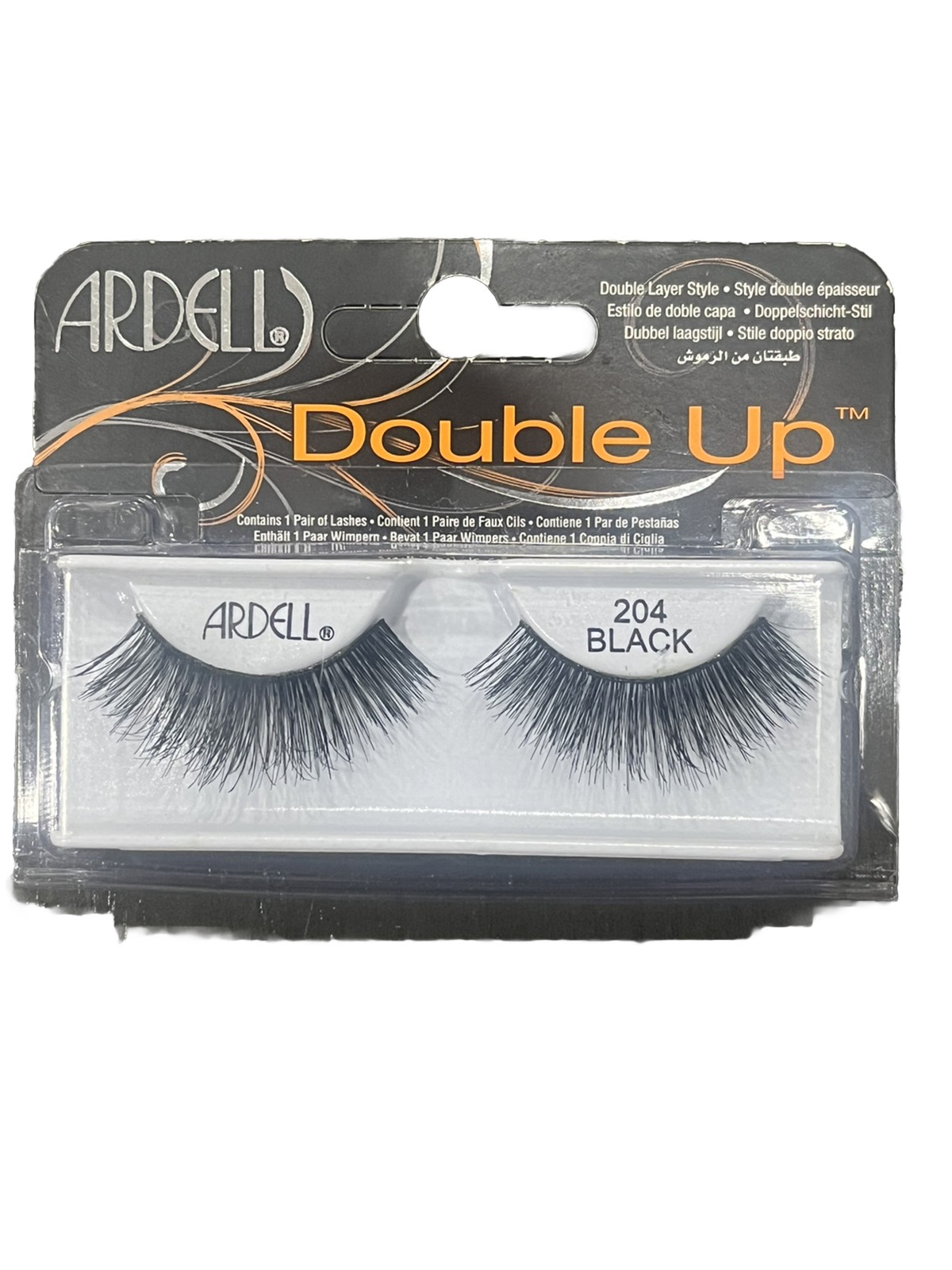 Ardell Double Up Black #204 False Eyelashes  Double Layer Style *NEW*