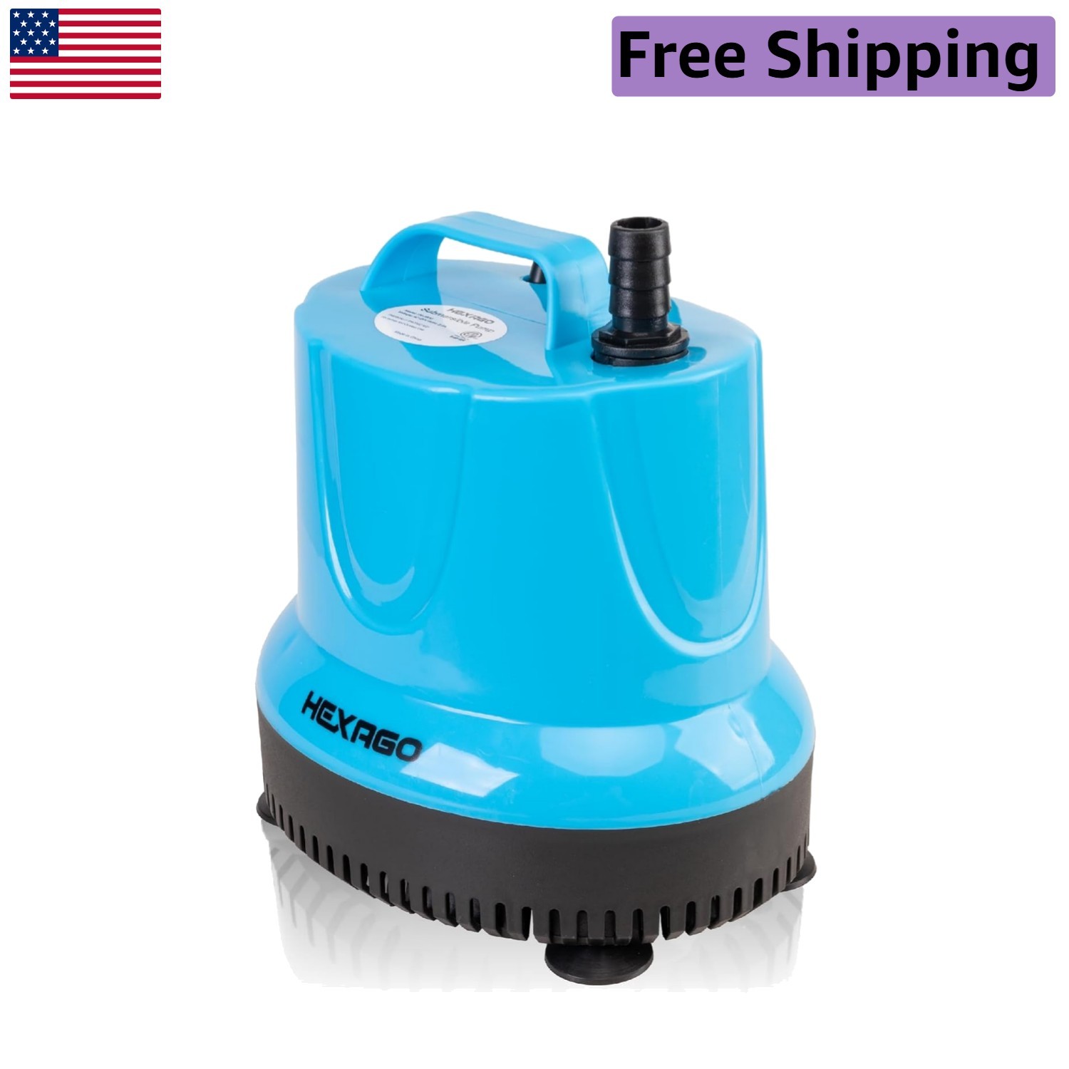 100W Submersible Fountain Pump - 11FT Lift, 800GPH for Aquariums & Ponds