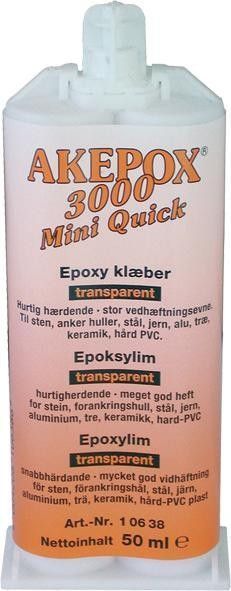 Akemi Akepox 3000 - Mini Quick 50ml Cartridge (Black)