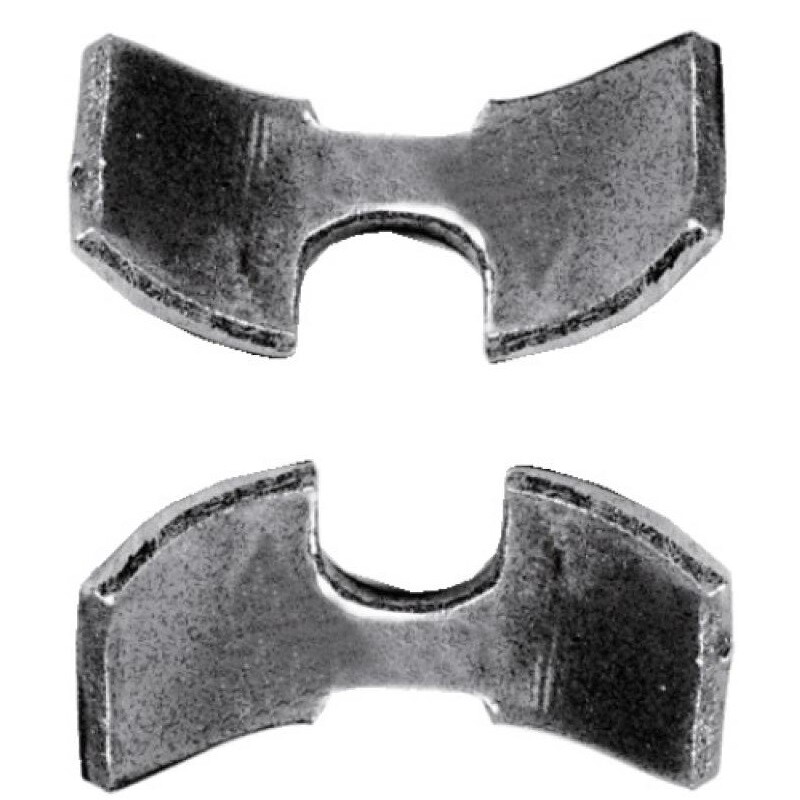 2 Half Moon Nuts Steel Bed Mini Luna washers Bunk Beds Furniture Table Cot screw
