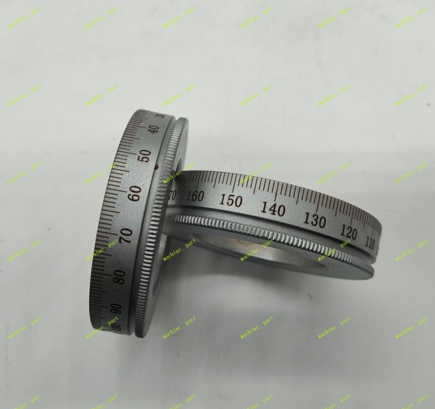 2PC Milling Machine 0-200mm Lathe Scale Metal Ring Dial Machine Part 65*40*14mm