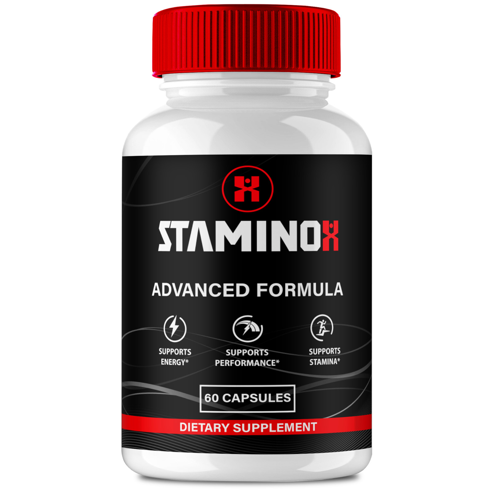 Staminox Capsules, Premium Stamina Support Supplement (1 Pack)