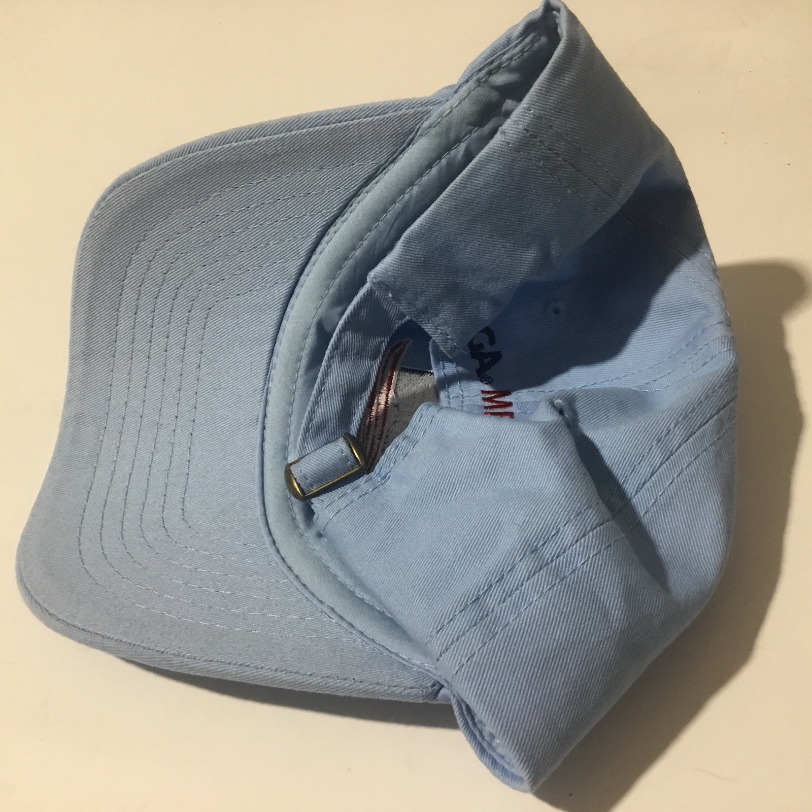 2019 US Open Pebble Beach Golf Hat Cap USGA Member Light Blue Strapback