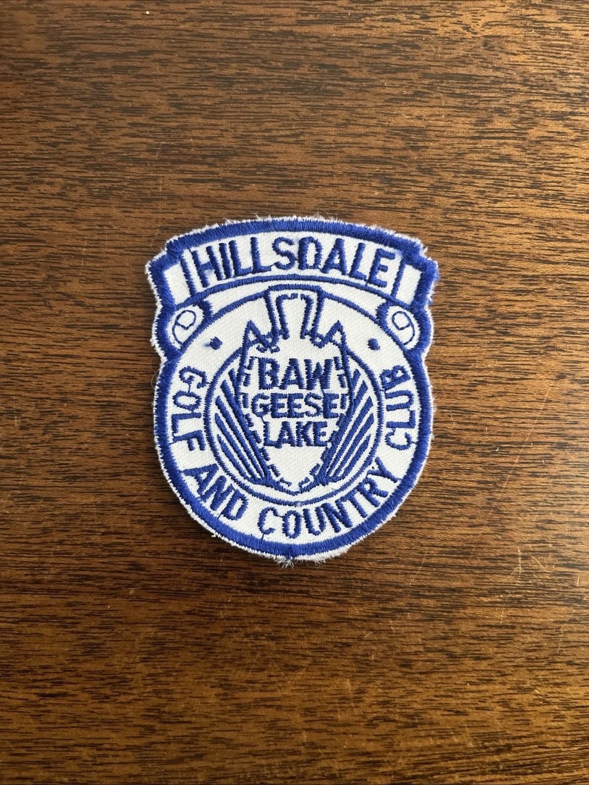 Vintage Hillsdale Michigan Hillsdale Golf & Country Club Patch Baw Beese Lake MI