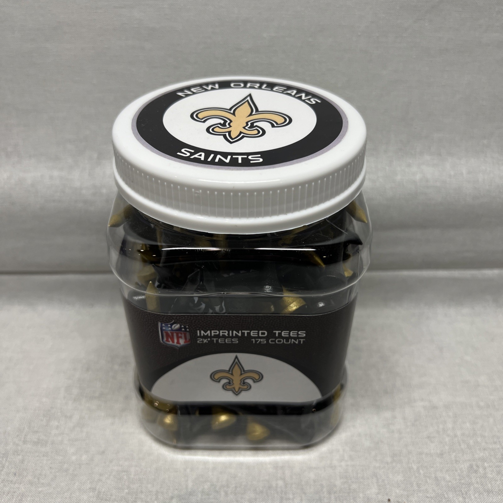 New Orleans Saints Golf Tees Ct. 175 2 3/4”