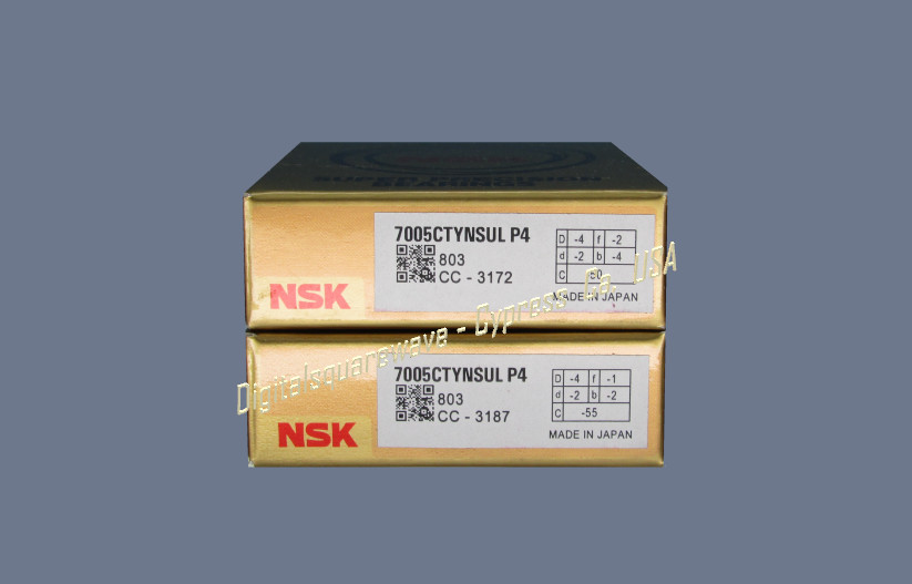 NSK 7005CTYNSULP4 Abec-7 Precision Angular Contact Bearing Matched Set of Two