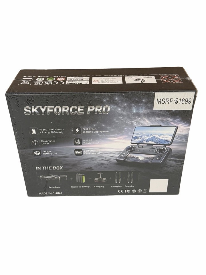 Sky Force Pro Combo 8K Camera Drone with Smart Controller