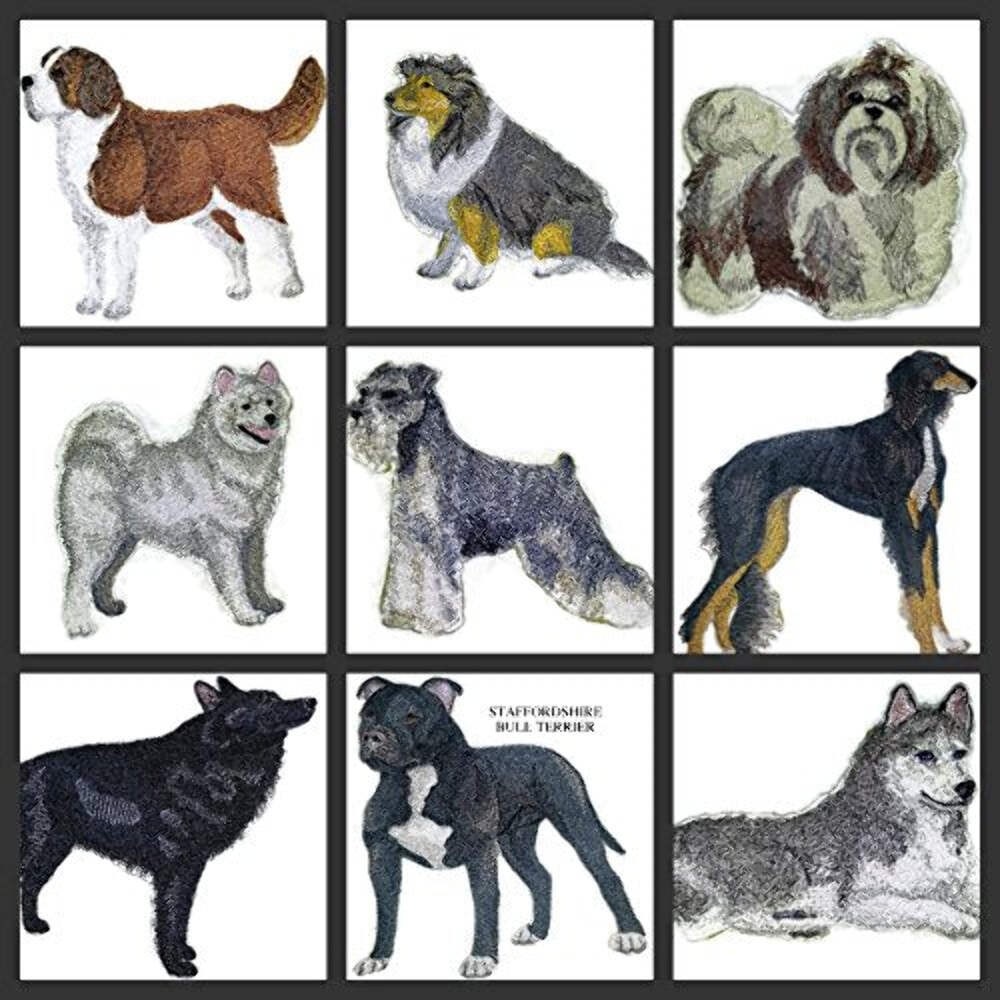 Amazing Custom Dog Portraits [ Schnauzer- 2 ] Custom and Unique] Embroidered Iro