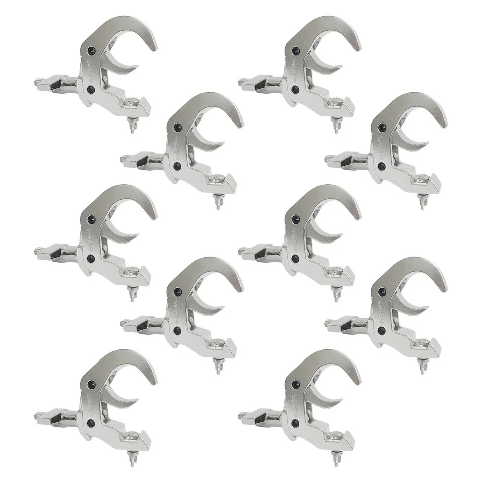 Global Truss Quick Rig Clamp Heavy Duty Low Profile Style - 10 Pack