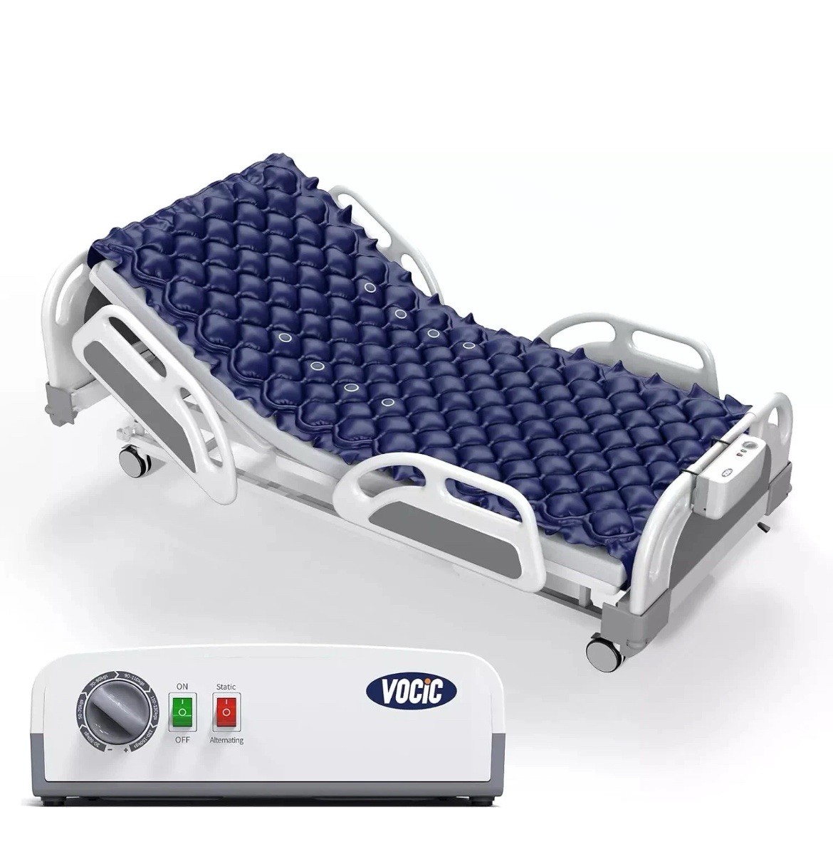 VOCIC Alternating Pressure Air Pad/Mattress Pump w/Air Pad S34