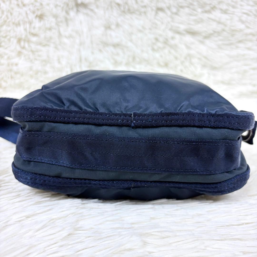 Porter Yoshida Bag Mini Shoulder Nylon Navy Excellent Condition