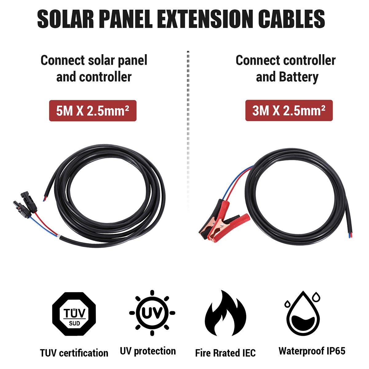 Complete Solar Panel Kit 5000W Power Inverter Set 12V Battery Charger Controller