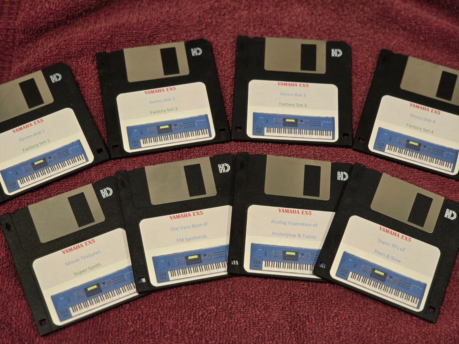 Yamaha EX5 floppy disk  sound library. Factory disks & Brand New Ultimate Sounds