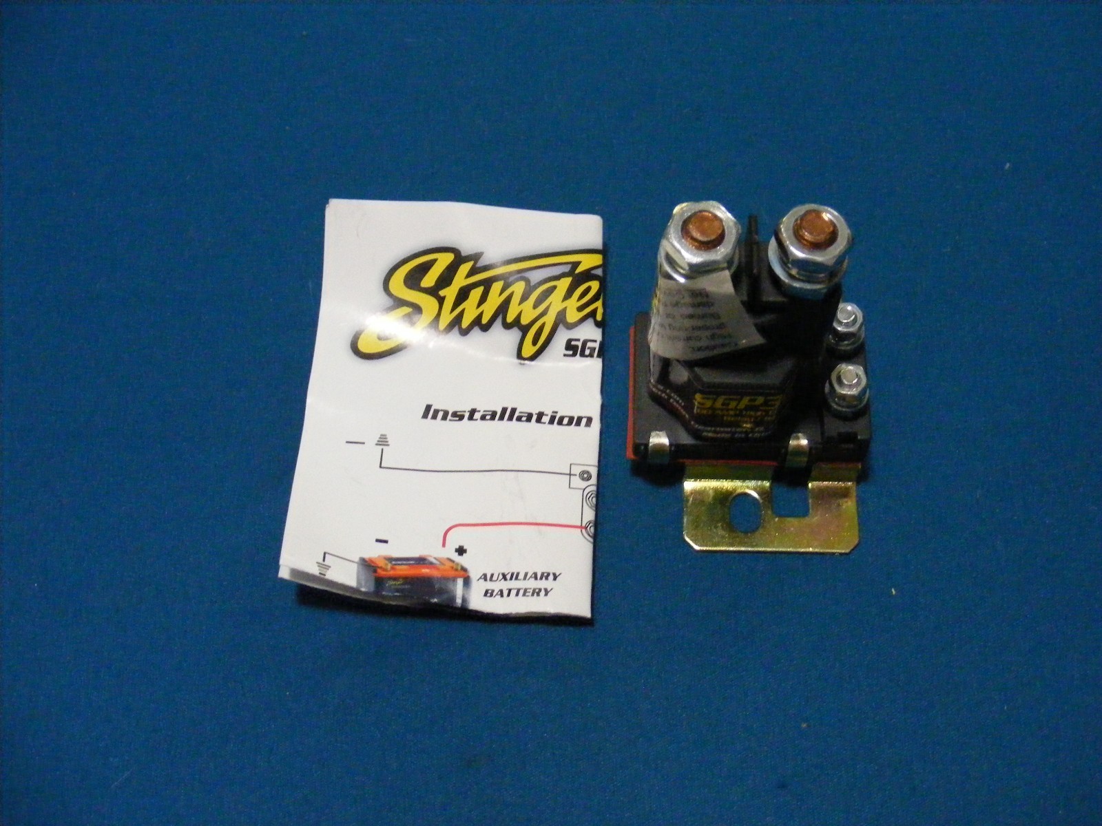 Stinger SGP38 80-AMP Battery Isolator and Relay - Black