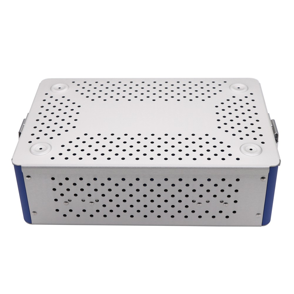 1pc Aluminum Sterilization Tray Case for General Purpose Surgical Instruments-US