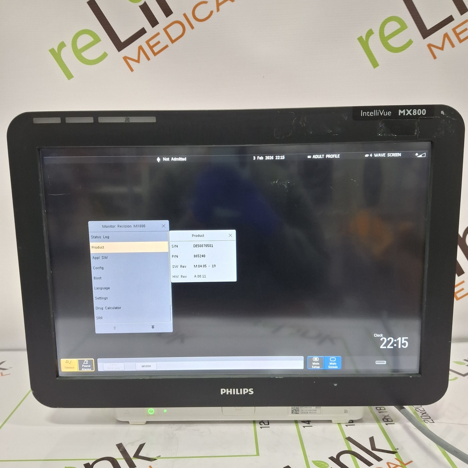 Philips MX800 Bedside Patient Monitor